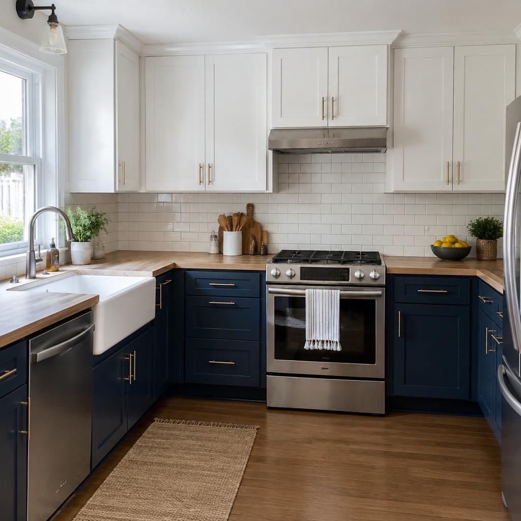 Two-Tone Kitchen in Acworth, GA